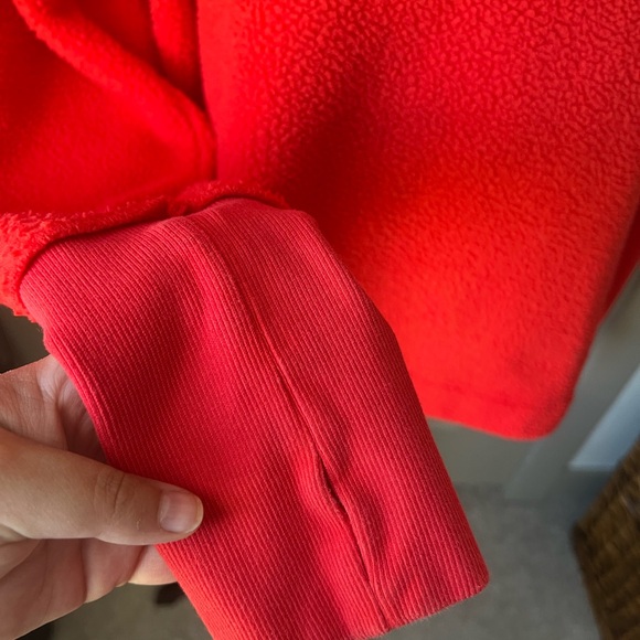 Free People We The Free Poppy Quarter Zip Pullover Red - Picture 6 of 9